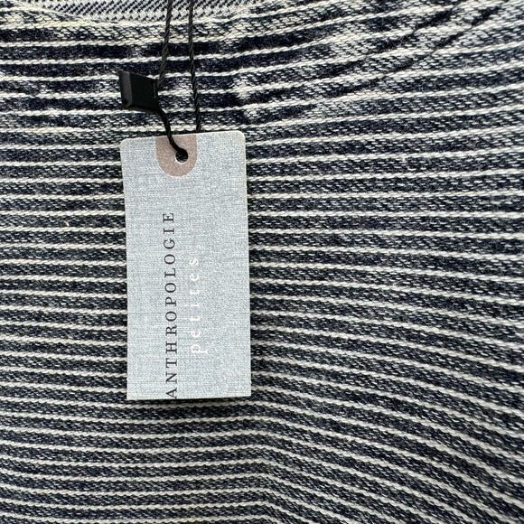 Anthropologie Holding Horses Dress Mini Tunic Striped Pullover Large Petite NWT - Picture 8 of 9